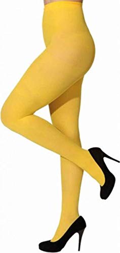 Orlob Kinder Kostüm Zubehör blickdichte Strumpfhose Gr.104/110 gelb von Orlob