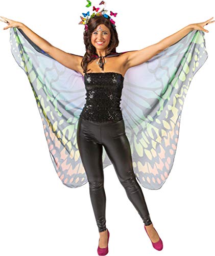 Orlob Kostüm Zubehör Cape Schmetterling bunt Karneval Fasching von Orlob