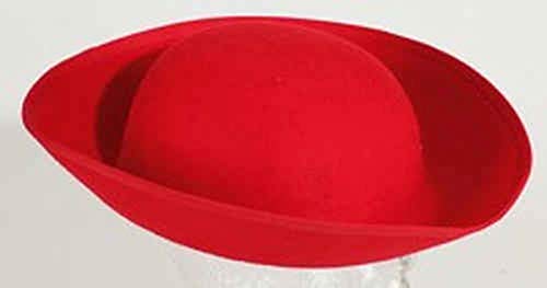 Orlob Kostüm Zubehör Dreispitz Rohling rot Karneval Fasching KW 57/58 Orlob Kostüm Zubehör Dreispitz Rohling rot Karneval Fasching KW 57/58 von Orlob