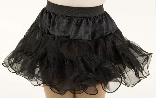 Petticout 3 lagig, schwarz mit schwarzer Kante 152/164 Petticout 3 lagig, schwarz mit schwarzer Kante 152/164 von Orlob