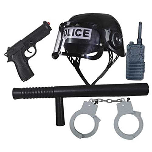 Polizei-Set: Accessoires für das Polizei-Kostüm von Orlob