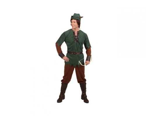 Robin Hood Oberteil Hose Gürtel Hut, Größe:58-60 von Orlob