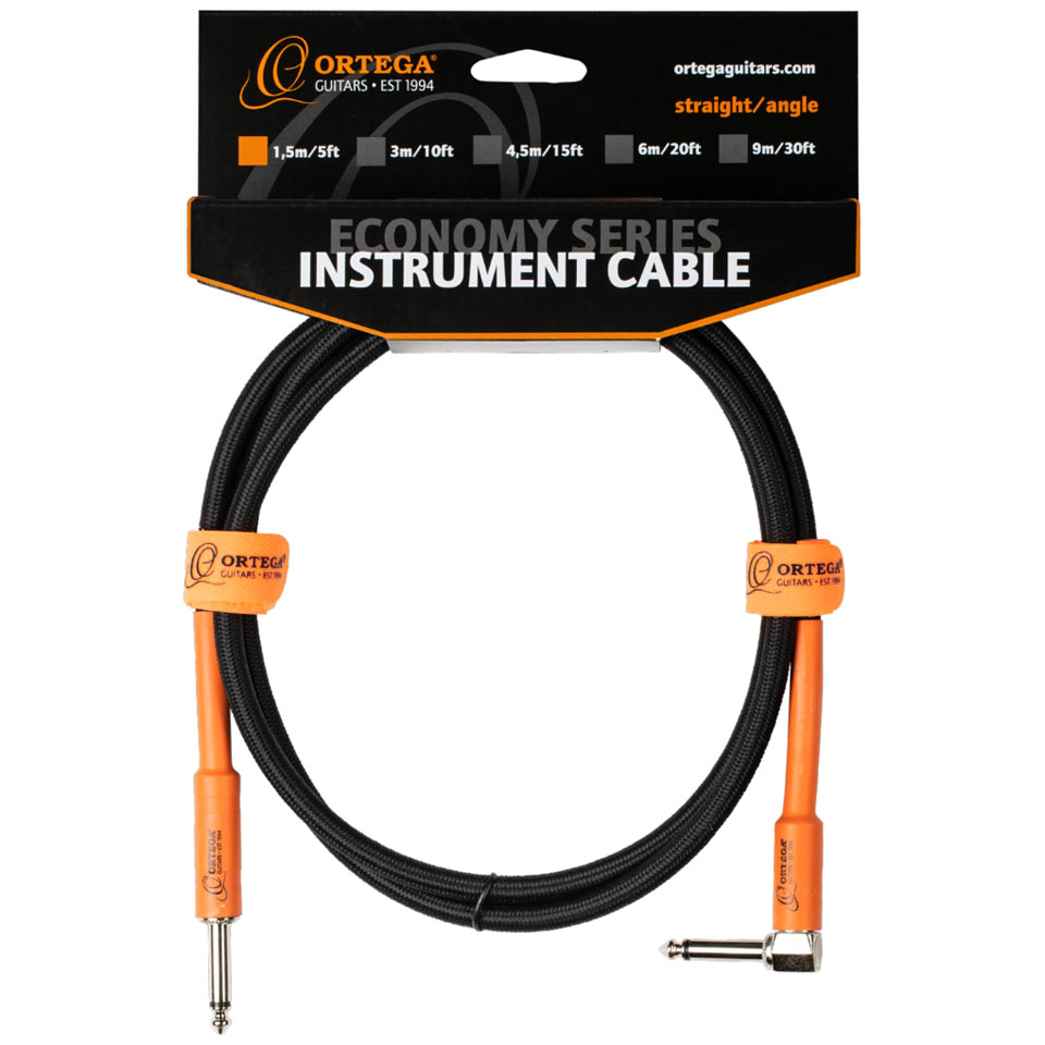 Ortega Cable 1.5m OECI-5 Instrumentenkabel von Ortega