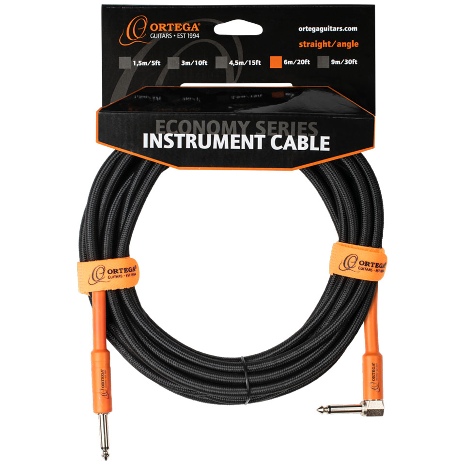 Ortega Cable 6m OECI-20 Instrumentenkabel Ortega Cable 6m OECI-20 Instrumentenkabel von Ortega