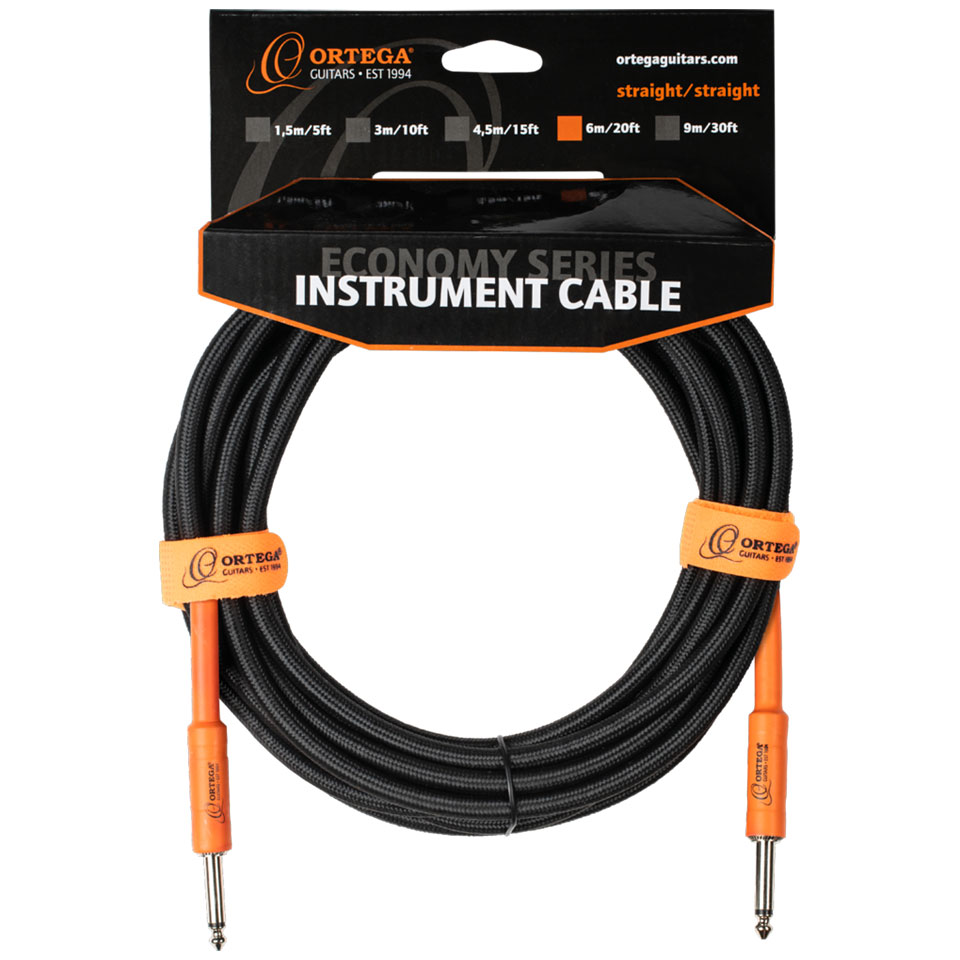 Ortega Cable 6m OECIS-20 Instrumentenkabel von Ortega