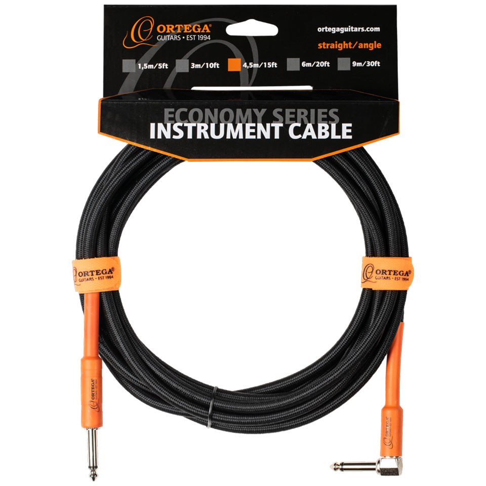 Ortega Cable 4.5m OECI-15 Instrumentenkabel von Ortega