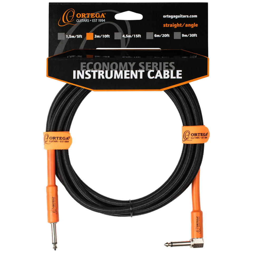 Ortega Cable 3m OECI-10 Instrumentenkabel von Ortega