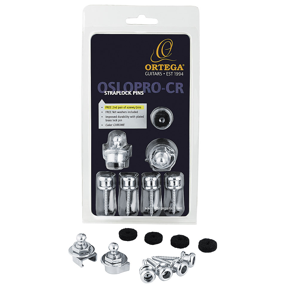 Ortega Strap Locks OSLOPRO-CR Endpin Ortega Strap Locks OSLOPRO-CR Endpin von Ortega