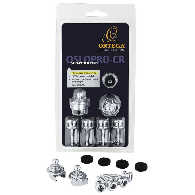 Ortega Strap Locks OSLOPRO-CR Endpin von Ortega