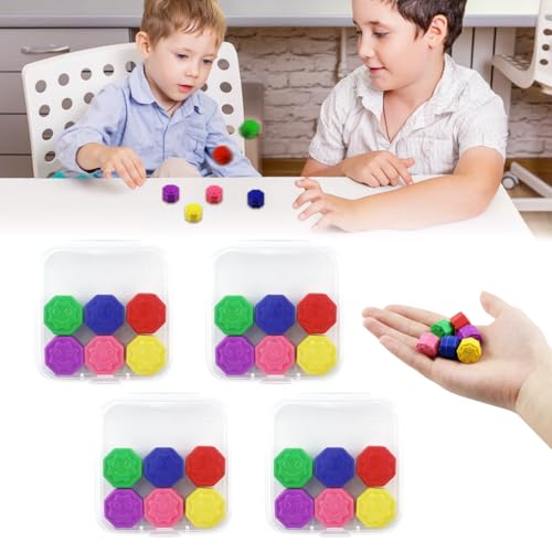 Ortviai 24 Stück Gonggi Korean Game, Neu Gonggi Game, Traditionelle Steinfangspiel, Gongi Spiel mit Aufbewahrungsbox, Hand-Auge-Koordinations-Trainingsspielzeug, für Kinder Erwachsene von Ortviai