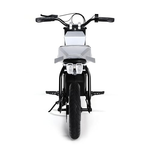 Kinder E-Dirtbike, Mit Soundeffekten und Nebelschlusseffekt, 3 Stufen (8/13/16 km/h), 14 km Reichweite, 21,6V/4Ah-Akku, 350-W-Motor, 12,5" Luftreifen, Offroad-Motorrad ab 8 Jahren von Oryxearth