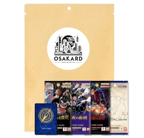 Osakard® Super Pack mit 4 japanischen OP-Boosterpacks + 1 SR-Karte | OP-06 + OP-09 + OP-10 + EB-02 von Osakard