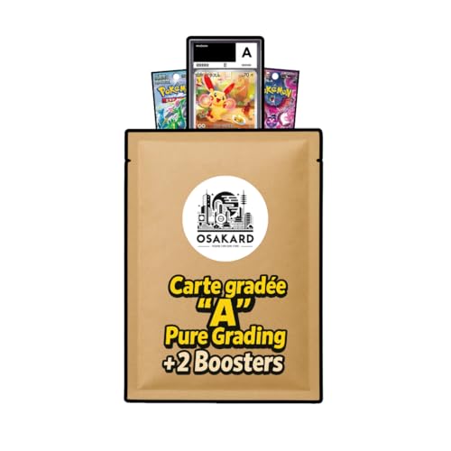 Osakard Pure Grading japanische Ultra-Rare AR-Karte A-Grading + 2 zufällige Boosterpacks, offizielles japanisches Produkt Osakard Pure Grading japanische Ultra-Rare AR-Karte A-Grading + 2 zufällige Boosterpacks, offizielles japanisches Produkt von Osakard
