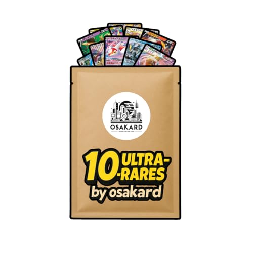Osakard Set mit 10 Ultra-seltenen Sammelkarten, offiziell & japanisch | EX V VStar VMax AR von Osakard