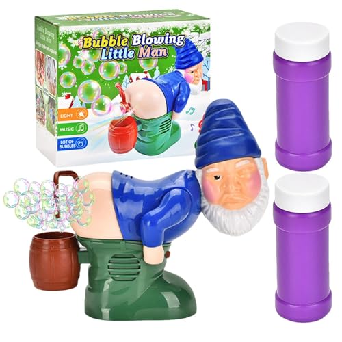 Blasenmaschine mit Weihnachtsmann | Automatische Seifenblasenmaschine für Weihnachtsmann | Blasenblasen-Maschine des Weihnachtsmanns mit blinkenden Lichtern von Oseczmut