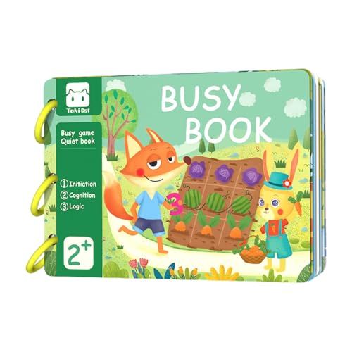 Oseczmut Aufkleberbuch für Kleinkind, Baby Quiet Books - Papiersensorische Aufkleberbuch | Interaktive Lernaktivitäten motorische Fähigkeiten Bildungsspielzeug für Kindergarten Oseczmut Aufkleberbuch für Kleinkind, Baby Quiet Books - Papiersensorische Aufkleberbuch | Interaktive Lernaktivitäten motorische Fähigkeiten Bildungsspielzeug für Kindergarten von Oseczmut