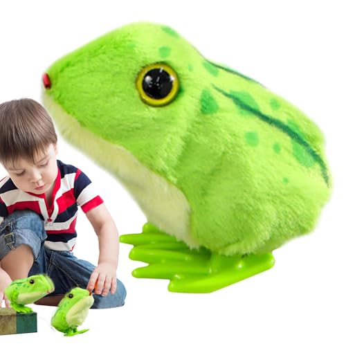Oseczmut Aufziehspielzeug für Babys, springender Frosch | Aufziehspielzeug Frosch aus Plüsch, mechanisches Spielzeug für Babys | Kleines mechanisches Tierspielzeug, interaktives Spielzeug für Oseczmut Aufziehspielzeug für Babys, springender Frosch | Aufziehspielzeug Frosch aus Plüsch, mechanisches Spielzeug für Babys | Kleines mechanisches Tierspielzeug, interaktives Spielzeug für von Oseczmut