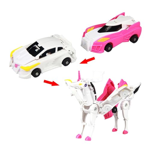 Oseczmut Auto-Roboterspielzeug zur Verformung | Transformierendes Unicorn-Auto-Spielzeug gegen Kollisionen | ultimatives Verformungs-Einhorn-Auto-Spielzeug, Kombination aus Kollisionsverformung von Oseczmut