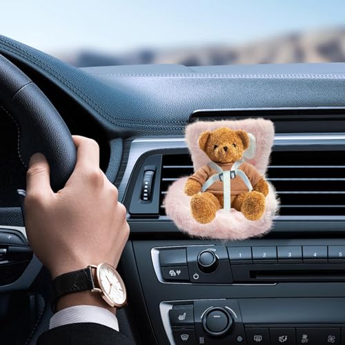 Oseczmut Autositz Für Babypuppen,17cm Weicher Sitz Mit Belüftungsclip - Modeaccessoires Spielzeug Sammler Deko Schreibtisch Mädchen Frauen von Oseczmut