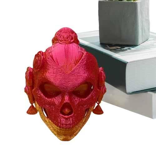 Oseczmut Bedruckte Dekoration, bedruckt in – Totenkopf-Maske bedruckt – einzigartiges Modell zur Dekoration des Schädels für Zuhause und am Arbeitsplatz, Anti-Stress-Spielzeugmodell Oseczmut Bedruckte Dekoration, bedruckt in – Totenkopf-Maske bedruckt – einzigartiges Modell zur Dekoration des Schädels für Zuhause und am Arbeitsplatz, Anti-Stress-Spielzeugmodell von Oseczmut