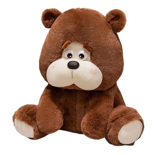 Oseczmut Brauner Bär aus Plüsch, brauner Bär aus Plüsch – sitzend 9 Zoll – Raumdekoration, kuscheliges Plüschtier zum Kuscheln für und Mädchen Oseczmut Brauner Bär aus Plüsch, brauner Bär aus Plüsch – sitzend 9 Zoll – Raumdekoration, kuscheliges Plüschtier zum Kuscheln für und Mädchen von Oseczmut