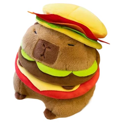 Oseczmut Capybara Hamburger Plüschtier, Capybara, Plüschtiere, weiches Kissen Capybara – bequemes Capybara-Plüschspielzeug, Tierspielzeug für Ostern Oseczmut Capybara Hamburger Plüschtier, Capybara, Plüschtiere, weiches Kissen Capybara – bequemes Capybara-Plüschspielzeug, Tierspielzeug für Ostern von Oseczmut