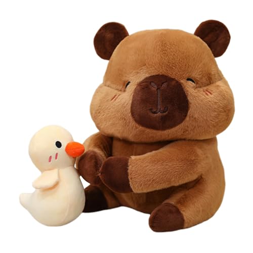 Oseczmut Capybara Plüschtier, Capybara aus Plüsch, weiche Capybara-Plüschtiere, gelbe Ente, angenehmer Schlaf für 40,9 cm, Plüschspielzeug, Kissen, Schwein Oseczmut Capybara Plüschtier, Capybara aus Plüsch, weiche Capybara-Plüschtiere, gelbe Ente, angenehmer Schlaf für 40,9 cm, Plüschspielzeug, Kissen, Schwein von Oseczmut