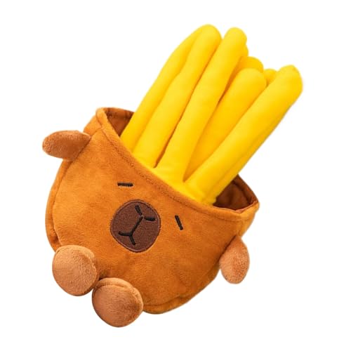 Oseczmut Capybara Plüschtier, Pommes Capybara – aus Plüsch Pommes Capybara – Plüschtier Capybara – tragbares Capybara-Plüschtier, Heimdekoration für Wohnzimmer, Schlafzimmer von Oseczmut