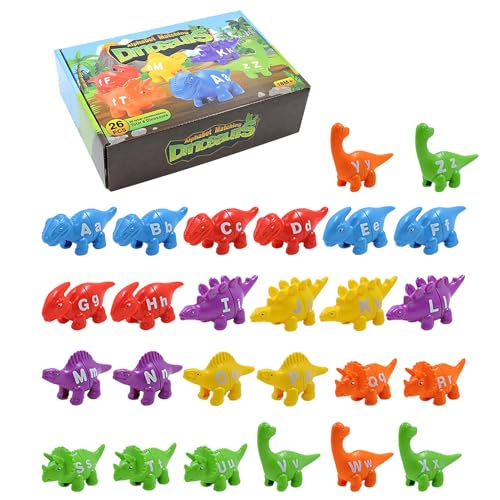 Oseczmut Dinosaurier-Alphabet-Spiel | Dinosaurier-Spiel mit verschiedenen Buchstaben | verschiedene Dinosaurier-Buchstaben-Spielzeug für die frühe Bildung von Kindern Oseczmut Dinosaurier-Alphabet-Spiel | Dinosaurier-Spiel mit verschiedenen Buchstaben | verschiedene Dinosaurier-Buchstaben-Spielzeug für die frühe Bildung von Kindern von Oseczmut
