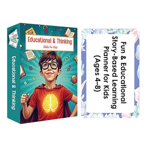 Oseczmut Educational Card - Spielzeug Für Geschichtenerzählung Und Problemlösung | Kompaktes Aktivitätenspiel Interaktiv Für Kinder 3-8 Jahre Kindergarten Vorschule Zuhause Unterricht Gruppenaktivität von Oseczmut
