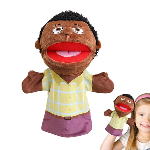 Oseczmut Familie Plüschpuppe, Vorschule Familie Handpuppe, Erzählende Plüschpuppe, interaktive Simulationsspielpuppe, Handpuppe für die Schule mit beweglichem Mund von Oseczmut