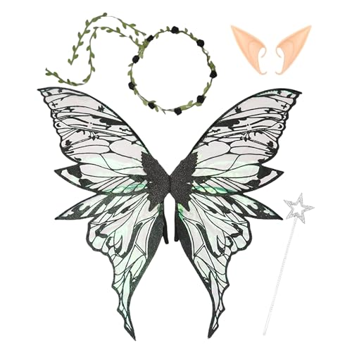 Oseczmut Feenflügel Verkleidung,Schmetterlings Flügel Kostüm Engel Flügel Für Kinder Mädchen Und Frauen - Kostüm Für Cosplay Bühne Hochzeit Fest Aufführung Prinzessin Rollenspiel Und Oseczmut Feenflügel Verkleidung,Schmetterlings Flügel Kostüm Engel Flügel Für Kinder Mädchen Und Frauen - Kostüm Für Cosplay Bühne Hochzeit Fest Aufführung Prinzessin Rollenspiel Und von Oseczmut