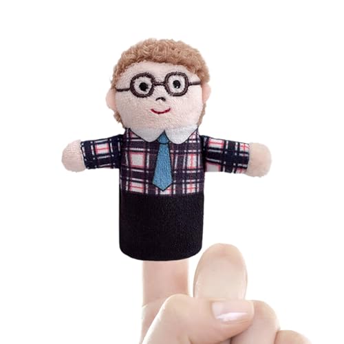 Oseczmut Fingerpuppen aus Plüsch, Cartoon-Fingerpuppen, Fingerpuppen aus Plüsch, Komfort | frühes Lernspielzeug für Eltern-Kind-Interaktion für das neue Jahr von Oseczmut