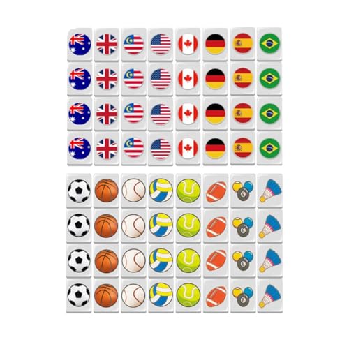 Oseczmut Fluchtspiel am Meer | Seaside Escape Game blockiert Mahjong-Sets | Mahjong-Spielset Nationalflagge, Spielblöcke für Flucht am Meer Oseczmut Fluchtspiel am Meer | Seaside Escape Game blockiert Mahjong-Sets | Mahjong-Spielset Nationalflagge, Spielblöcke für Flucht am Meer von Oseczmut