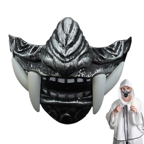 Oseczmut Gesichtsbedeckung, Halloween Cosplay Gesichtsbedeckung | Halbgesichtskostüm - Cosplay-Decke, gruseliges Zubehör, robuste und lustige Halloween, Tierschädel für Liebhaber von Oseczmut Gesichtsbedeckung, Halloween Cosplay Gesichtsbedeckung | Halbgesichtskostüm - Cosplay-Decke, gruseliges Zubehör, robuste und lustige Halloween, Tierschädel für Liebhaber von von Oseczmut
