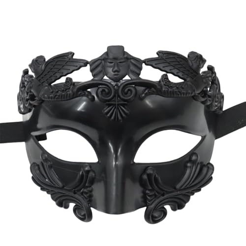 Oseczmut Halbe Maskerade-Gesichtsbedeckung, Maskerade-Gesichtsbedeckung, antikes griechisches Thema, Halloween Face Cover, Maskerade-Decke für ägyptische Männer, griechische antike griechische Männer von Oseczmut