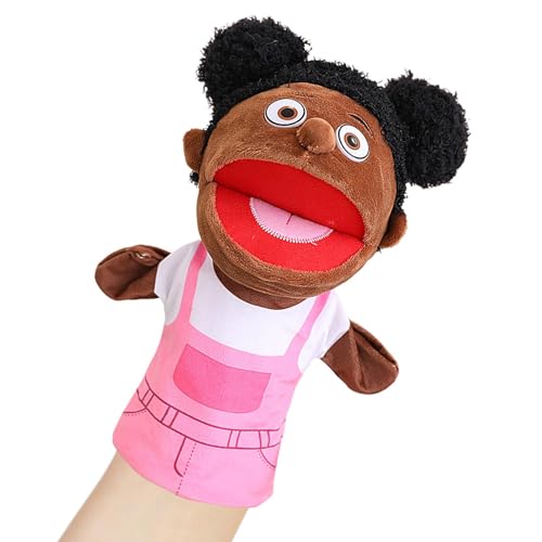 Oseczmut Handpuppe für Familienmitglieder, Handpuppe aus Plüsch, Familie | Handpuppe für das Schulhaus, interaktive Handpuppe für Simulationsspiel, Handpuppe in der Schule mit von Oseczmut
