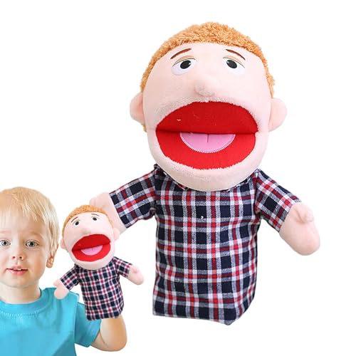 Oseczmut Handpuppen für Familienmitglieder, Handpuppe aus Plüsch, Handpuppe für das Schulhaus – interaktives Theater, zeigt Puppen, Handpuppen, Spielzeug von Oseczmut