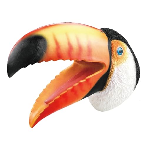 Oseczmut Handpuppen für Kleinkinder, Handpuppen mit Tukankopf, Tierspielzeug, interaktives Rollenspielzeug, zum Geschichtenerzählen, Theaterunterricht Oseczmut Handpuppen für Kleinkinder, Handpuppen mit Tukankopf, Tierspielzeug, interaktives Rollenspielzeug, zum Geschichtenerzählen, Theaterunterricht von Oseczmut