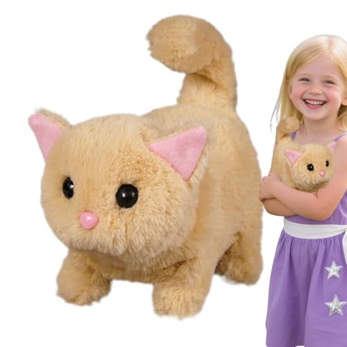 Oseczmut Katzen-Roboter, elektronisch, Plüsch, Katzenroboter, interaktives Tier für Mädchen, Baby, mit realistischen Miauen Oseczmut Katzen-Roboter, elektronisch, Plüsch, Katzenroboter, interaktives Tier für Mädchen, Baby, mit realistischen Miauen von Oseczmut
