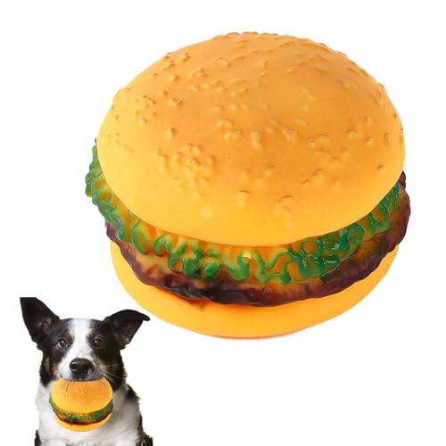 Oseczmut Kauspielzeug für Hamburger für Haustiere, Hamburger-Spielzeug, bissfest, zur Reinigung und zum Kauen von Hundezähnen – Spielzeug für Haustiere Oseczmut Kauspielzeug für Hamburger für Haustiere, Hamburger-Spielzeug, bissfest, zur Reinigung und zum Kauen von Hundezähnen – Spielzeug für Haustiere von Oseczmut