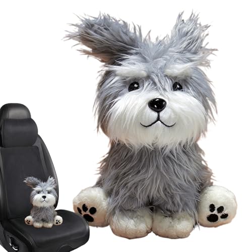 Oseczmut Kuscheltier Hund | Weiches Plüschtier Figur Schnauzer - Kuscheltier Zum Umarmen Als Dekoration Für Wohnzimmer Kinderzimmer Und von Oseczmut