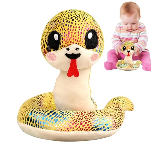 Oseczmut Maskottchen des Jahres der Schlange, Plüschtier Chinesische Neujahrsschlange, Frühlingsfest, Jahr der Schlange Plüsch, Pailletten Plüschtier, Schlange, chinesisches Neujahrs-Maskottchen von Oseczmut