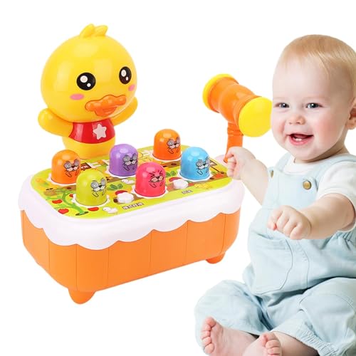 Oseczmut -Hamster-Memory-Spiel | Hämmerndes Hämmerspielzeug für Kinder - Wiederverwendbares interaktives Whack-Maulwurf-Schlagspielzeug, Geburtstagsgeschenk für Kinder, Mädchen, Jungen ab 2 Jahren von Oseczmut