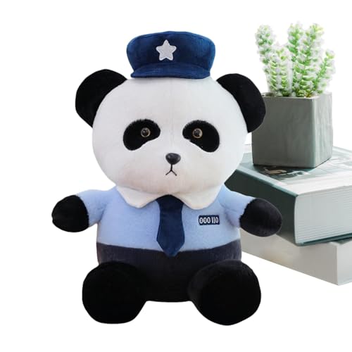 Oseczmut Panda aus Plüsch, Panda aus Plüsch | Panda Kissen mit Hut und Krawatte – Tier, weicher und bequemer Schlafbegleiter für Jungen und Mädchen, Heimdekoration Oseczmut Panda aus Plüsch, Panda aus Plüsch | Panda Kissen mit Hut und Krawatte – Tier, weicher und bequemer Schlafbegleiter für Jungen und Mädchen, Heimdekoration von Oseczmut