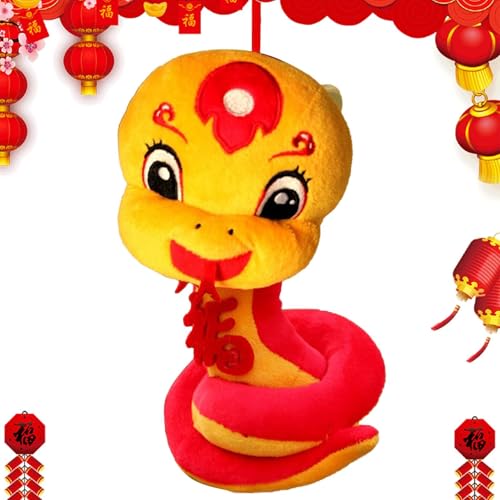 Oseczmut Plüschfigur, Schlange, Plüschtier, Maskottchen, chinesisches Neujahrstier, kleines weiches und süßes Kissen, Spielzeug für Freundin, Freund, Frau, 8 Zoll Oseczmut Plüschfigur, Schlange, Plüschtier, Maskottchen, chinesisches Neujahrstier, kleines weiches und süßes Kissen, Spielzeug für Freundin, Freund, Frau, 8 Zoll von Oseczmut