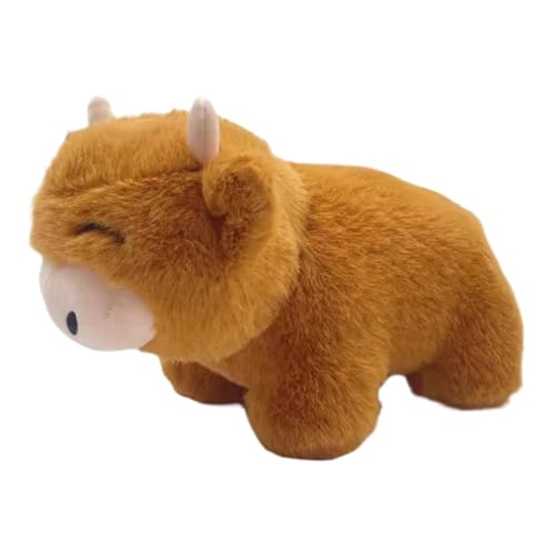 Oseczmut Plüschtier Highlandkuh, Highlandkuh aus Plüsch, Plüschtier, Cartoon-Kuh, 10,6 Zoll, weich und bequem, zum Schlafen aus Plüsch, Tiere Oseczmut Plüschtier Highlandkuh, Highlandkuh aus Plüsch, Plüschtier, Cartoon-Kuh, 10,6 Zoll, weich und bequem, zum Schlafen aus Plüsch, Tiere von Oseczmut