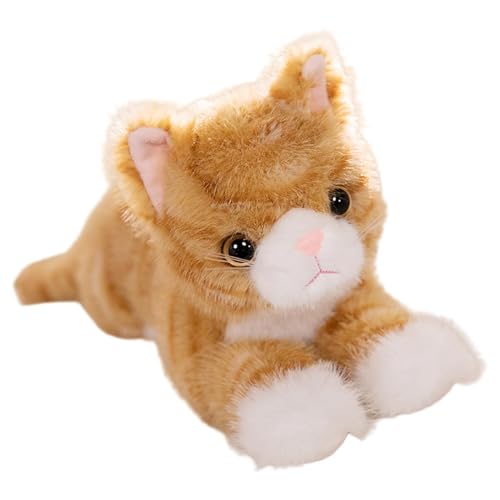 Oseczmut Plüschtier Katze aus Plüsch, Katzen-Plüschtier – niedliches und weiches Plüschspielzeug in Katzenform, Wohnaccessoires für , zum Kuscheln, dekorative Bettdekorationen für Oseczmut Plüschtier Katze aus Plüsch, Katzen-Plüschtier – niedliches und weiches Plüschspielzeug in Katzenform, Wohnaccessoires für , zum Kuscheln, dekorative Bettdekorationen für von Oseczmut