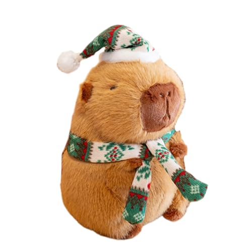 Oseczmut Plüschtiere für Weihnachten, Capybara aus Plüsch – niedliches Tier-Kissenspielzeug | weicher Cartoon-Spielzeug, Sammlerspielzeug, Weihnachtsdekoration für Erwachsene Oseczmut Plüschtiere für Weihnachten, Capybara aus Plüsch – niedliches Tier-Kissenspielzeug | weicher Cartoon-Spielzeug, Sammlerspielzeug, Weihnachtsdekoration für Erwachsene von Oseczmut