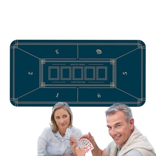 Oseczmut Poker-Tischmatte, Poker-Tischmatte, Tischmatte, professionelle Poker-Tischmatte, faltbar, glatt, rutschfest, tragbar, wasserdicht, für Spiele überall Oseczmut Poker-Tischmatte, Poker-Tischmatte, Tischmatte, professionelle Poker-Tischmatte, faltbar, glatt, rutschfest, tragbar, wasserdicht, für Spiele überall von Oseczmut